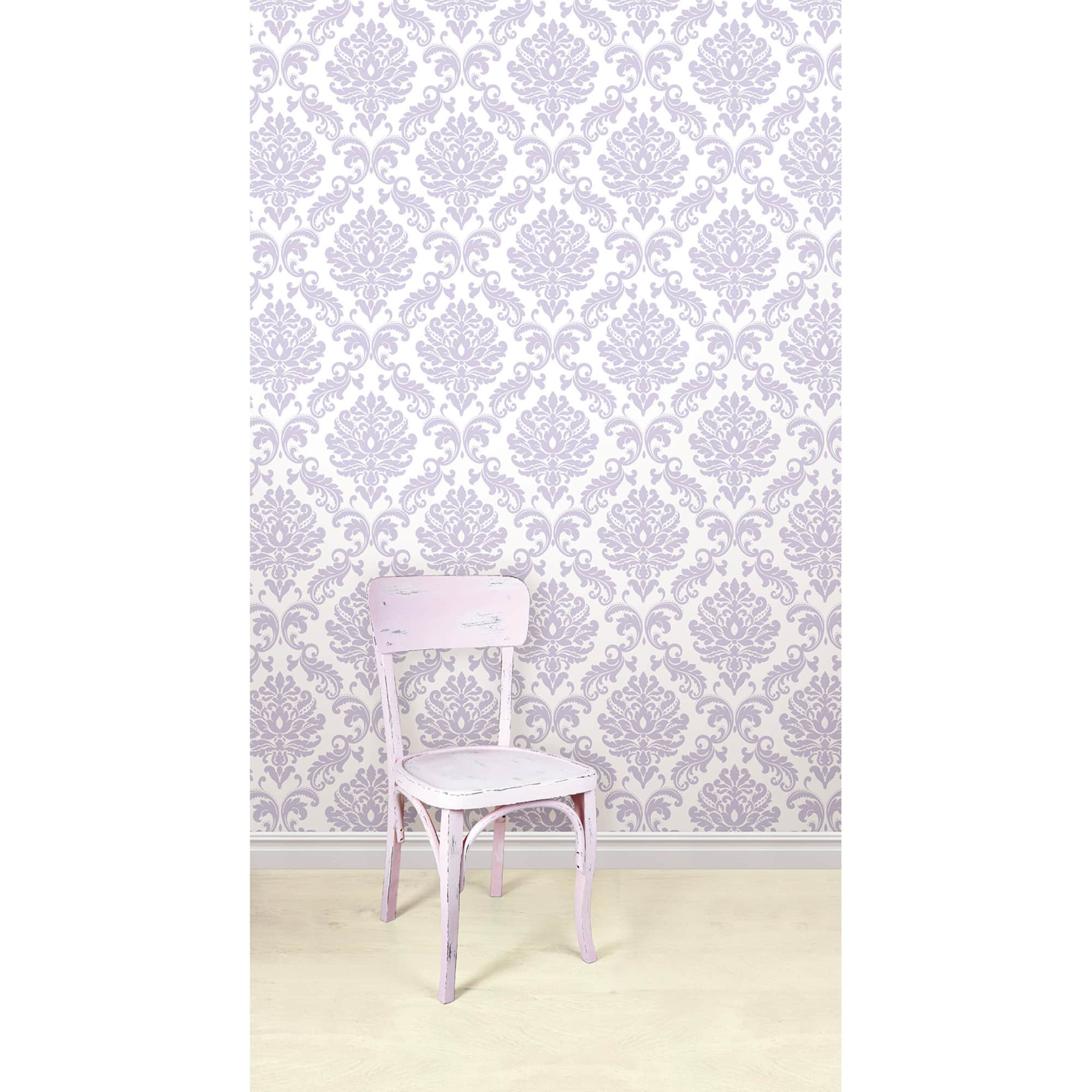 NuWallpaper Purple Ariel Peel & Stick Wallpaper
